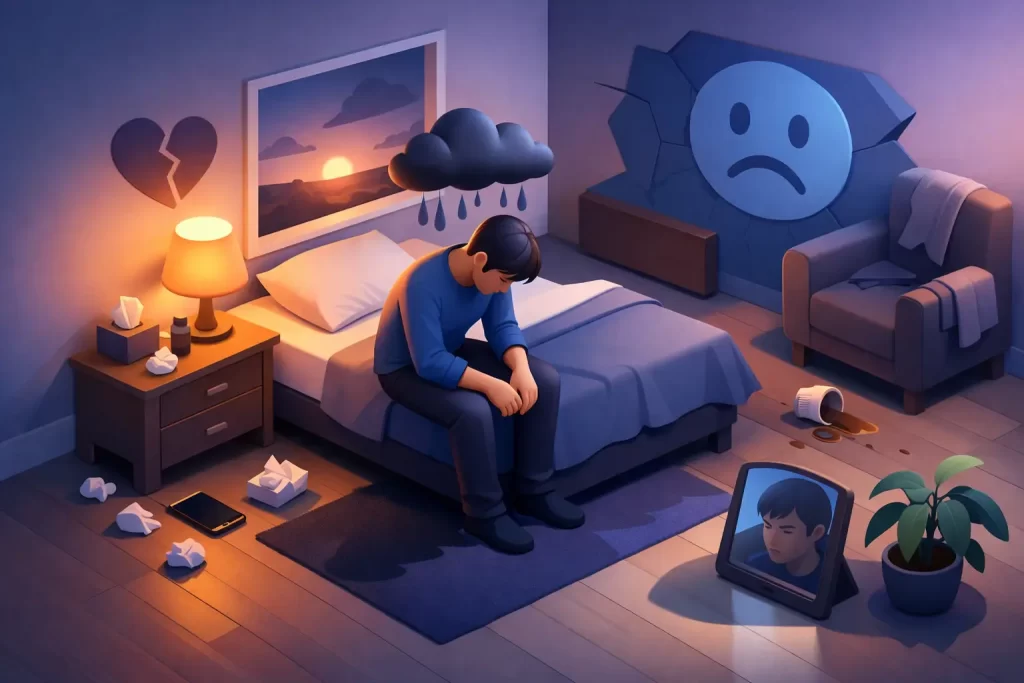 Síntomas de depresión en adultos