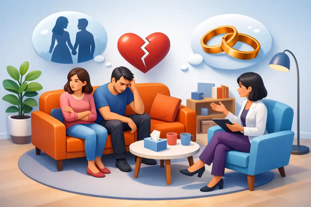 Terapia de pareja por infidelidad: qué esperar