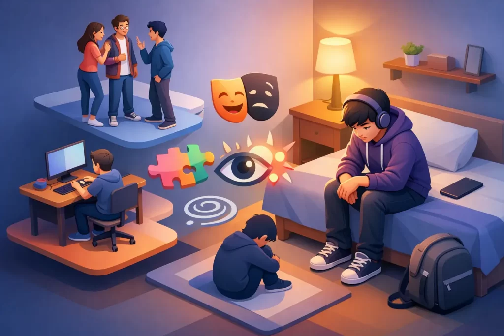 Señales de autismo en adolescentes
